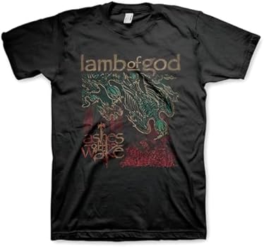 Merch2Rock Lamb of God Men's Ashes of The Wake Album Cover T-Shirt