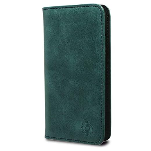 NeedNetwork Xperia 1 VI 用 ケース 手帳型 本革レザー SO-51E SOG13 XQ-ES44 エクスペリア 用 スマホケース 耐衝撃 カードホルダー スタンド カバー マグネットなし ネイビー