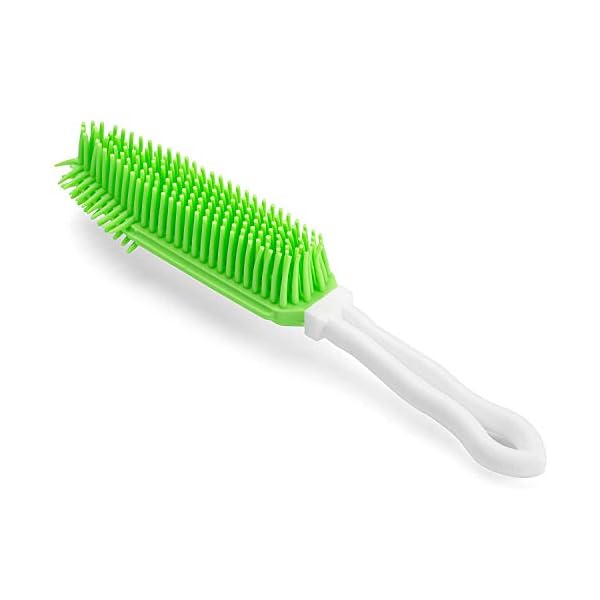 WeTest Multi-Purpose Rubber Pet Hair Remover - Dog & Cat Hair Remover Brush for Furniture, Car Interior and Carpet…