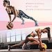 Arrowbash Set of 6 Style Pilates Home Equipment Set Pilates Essential Kit Workout Accessories 14 Magic Circle Mini Exercise Ball Yoga Strap Silicone Tension Strip Tension Band Sliding Plate(Pink)