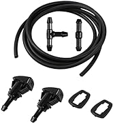 Windshield Washer Sprayer Nozzles Kit For Chrysler Dodge Jeep Ram - 4 Meter Hose With Connectors & Tools - View #12
