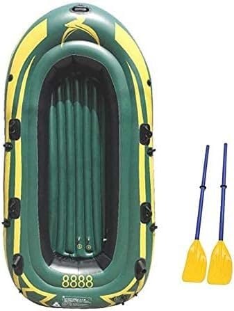 Inflatable Series, 4-Person PVC Inflatable Raft, Alumioars, Cushions, High Output Air Pumps/Color/Stand Edition
