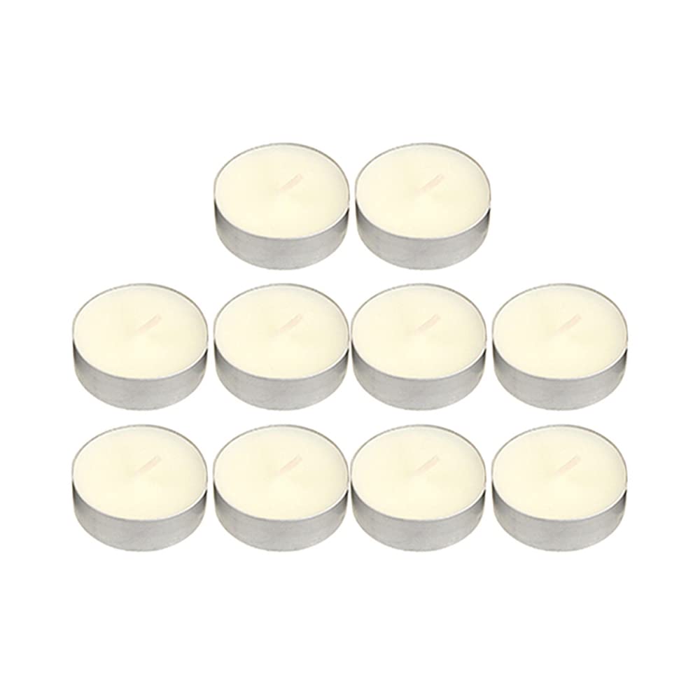 LEIYAN 10pcs/Box Romantic Aromatherapy Tea Wax Candle Birthday Wedding Party Candle Candlelight Party Decorate