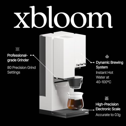 Image of xBloom Studio Coffee Machine - Drip Coffee Maker with Built-in Grinder and Scale, 3 Automation Levels, App Connected Pour Over Coffee Maker for Home and Office, Twilight