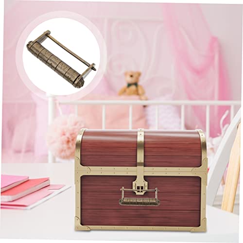 Image of Hemoton Vintage Word Combination Lock Set Zinc Alloy 3.15 Inch Antique Style Passcode Padlocks for Jewelry Box Cabinet Drawer Decoration 2 Pieces