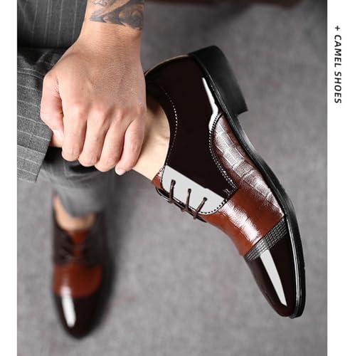 Men's Classic Dress Shoes Comfortable Business Shoes Modern Formal Derbys Lace-ups Oxford Shoes3