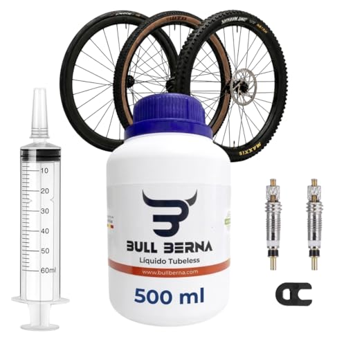 BULL BERNA Sellante Liquido Tubeless 500 ml + Kit Dosificador Jeringuilla