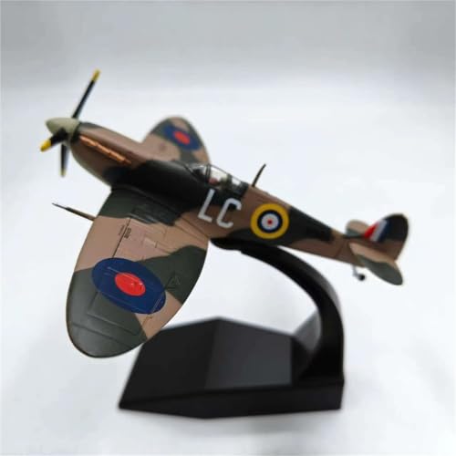 Spitfire escala 1:72 modelo de exhibición de aleación para vitrinas 6