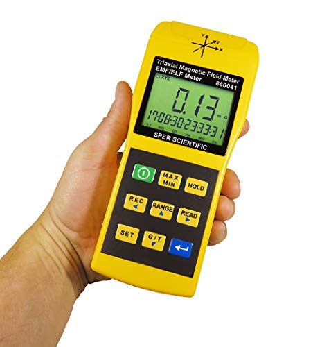 Medidor EMF 3 Ejes Sper Scientific 860041 precisión LCD miniatura 4