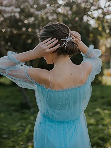 Vakkery Pettine per capelli da sposa in cristallo