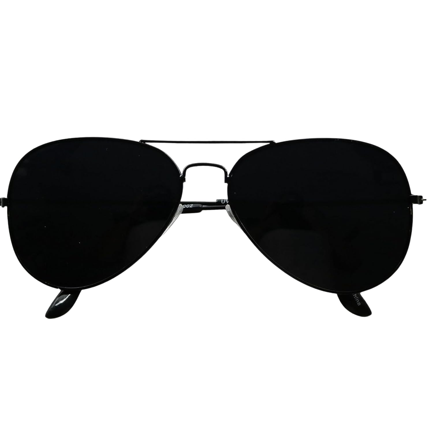 imszz polarized sunglasses for men and women uv protection aviator shape metal frame goggles sunglass, free size,black