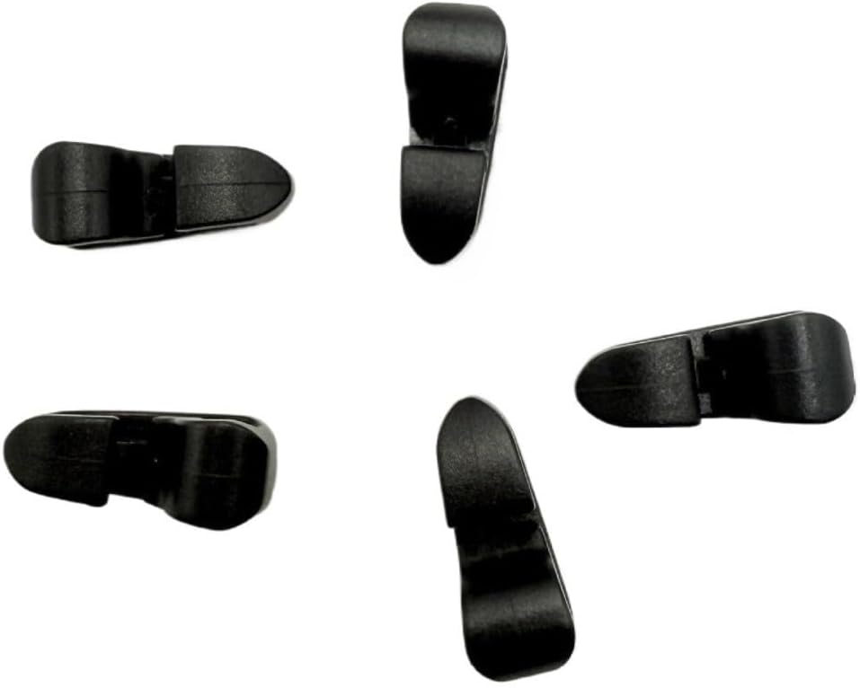 30PCS Hook Clips, Plastic Tent Hooks, Tactical Outdoor Two-Way Rope Fasteners, Paracord Elastic Rope Connectors