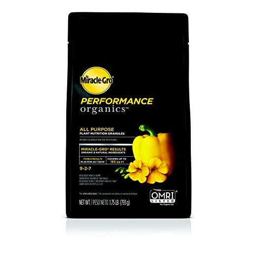 Miracle-Gro Performance Organics All Purpose Plant Nutrition Granules, 1.75 lb. - Organic, All-Purpose Plant Food for Vegetables, Flowers & Herbs - Feedsup to 165 sq.'