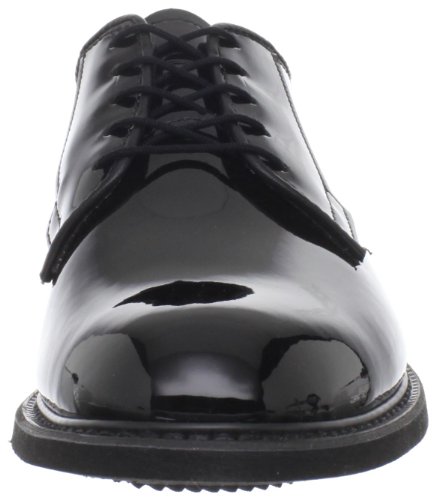 Bates Men's High Gloss Oxford, Glossy Black, 14 C US2