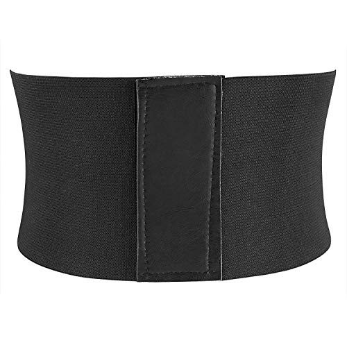 Glamorstar Corset Belt for Women Wide Elastic Tied Waspie Belts Lace-up Leather Waist Belts for Women Dresses3