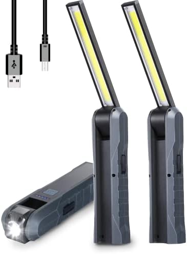 Durapower Rechargeable LED Work Light 800 Lumens Foldable USB Portable ...