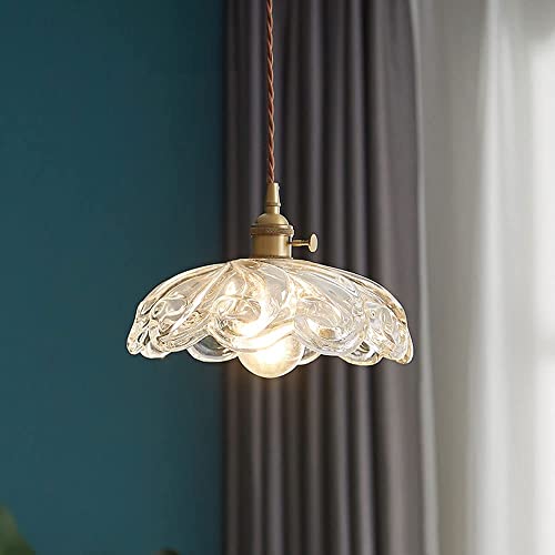 Lámpara de Techo Transparente de Flores Solución para Iluminar Espacios Pequeños con Estilo 3