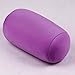 GCDN Cojín del Rodillo Microbead, Almohada del Rodillo, Cojín Super Suave, Almohada del Cuello, Almohada del sueño, Almohada del sofá, Almohada de Viaje, Almohada de Camping(Purple)