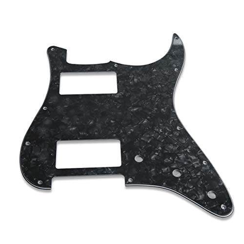 IKN 2 Humbucker Cut Pickguard HH Strat Guard et Tremolo Spring Back Plate pour guitare Stratocaster Standard américaine… - Les Beatles, Paul McCartney, John Lennon, RIngo Starr, George Harrison IKN 2 Humbucker Cut Pickguard HH Strat Guard et Tremolo Spring Back Plate pour guitare Stratocaster Standard américaine… – Image 5