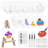 FACILE À UTILISER: Couleurs assorties ce que vous voulez sur du papier ou n'importe quelle surface, remplissez la peinture ou frottez-la. Utilisez les feutres à pointe souple inclus pour maintenir la peinture dans l'eau, puis appliquez légèrement de l'eau. Une fois sèche, la peinture prend une texture 3D douce et en relief, aux couleurs vibrantes et durables.