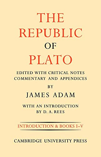 Image of The Republic of Plato: Introduction and Books I-v: Volume 1 (The Republic of Plato 2 Volume Paperback Set)
