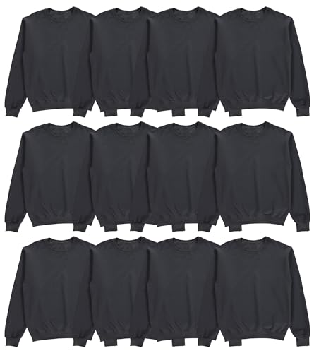 BILLIONHATS Mens Crewneck Sweatshirts in Bulk, Cotton, Wholesale Screenprinting Sweat Shirts For Men, Layer Shirt