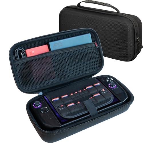 ButterFox Large Carrying Case Bag For Lenovo Legion Go 2 / Legion Go S/Legion Go Handheld, Fits Charger, 2 Accessories Compartments for Large 65W Battery Pack, Folding Keyboard and etc (Black) by ButterFox - Used condition - US$26.50