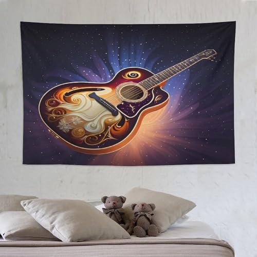 Guitare Tapisserie Murale PAZZK insuffle la Passion de la Musique chez Vous