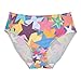 EtherSpher Colorful Cartoon Stars Are Fashion Woman's Triangle Panties One-piecing Hip Design Woman's Panties Organic bamboos, Colorful Cartoon Stars Are Fashion, Medium