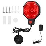 FIMXSD Garage Parking Sensor, Adjustable Garage Car Stop Indicator with Red/Yellow/Green LED Display, Set Stop Distance 6'–6 Ft, Battery (Not Included) or Power Cord Powered