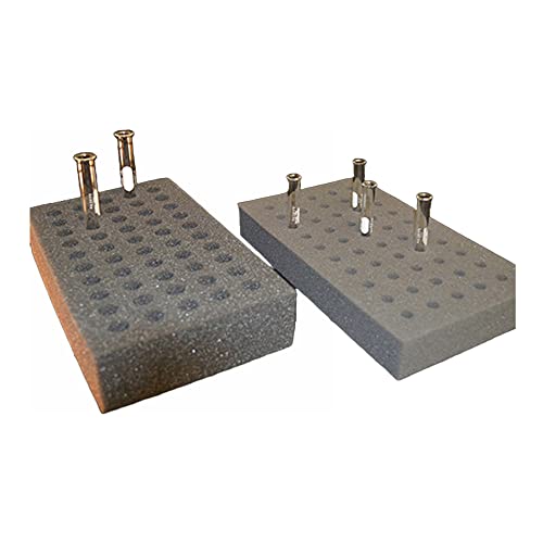 Porte-tubes à essai en mousse FTR-200 lot de 6 pour laboratoires 22,9x13,3cm