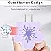 Cherry Blossom Cable Protector for iPhone Adapter Charger, Cute Pretty 3D Flower Design, Soft Silicone Data Cable Cord Saver Phone Charger Protector for iPhone X XR 11 12 13 14 15 16 Pro Max-Purple