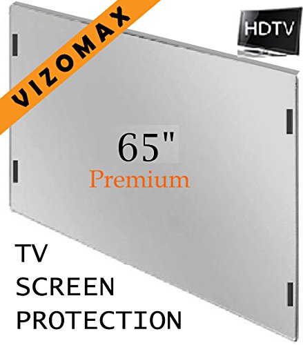 63-65 pulgadas Vizomax protector de pantalla de la televisor LCD LED Plasma HDTV. TV Screen Protector Cover Guard Shield