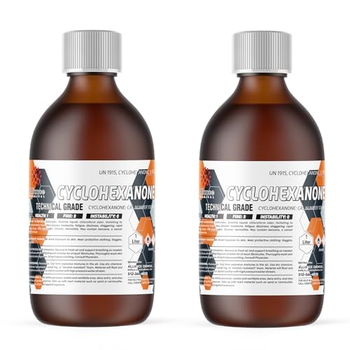 Cyclohexanone Technical Grade - 2 Liters - Solvent & Production of Nylon