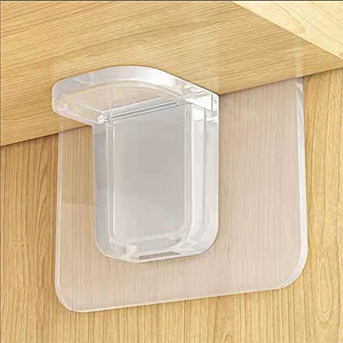 Image of Hooks for The Wall Without Drilling, for Hanging Strong, Adhesive for Heavy-Duty, self-Adhesive, Hanging, Adhesive 4 Pcs