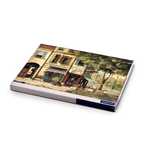 Pimpernel Parisian Scenes Collection Placemats | Set Of 4 | Heat Resistant Mats | Cork-Backed Board | Hard Placemat Set For Dining Table | Measures 15.7” X 11.7” #TOP4