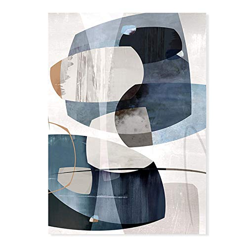 Art prints bleu marbre pour transformer un mur vide