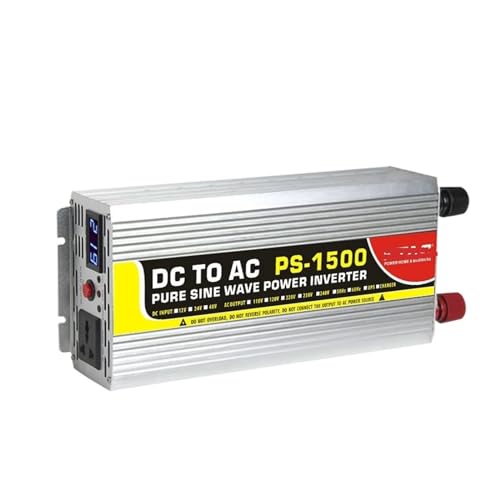 Inversor de onda pura 1500W de alta eficiencia para conectar electrodomésticos en el coche