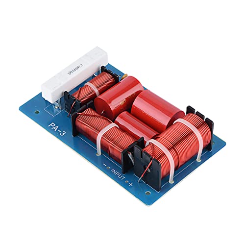 Divisor de Frecuencia de 3 Vías Crossover Hi-Fi para Filtro de Sonido de Altavoces y Graves 4