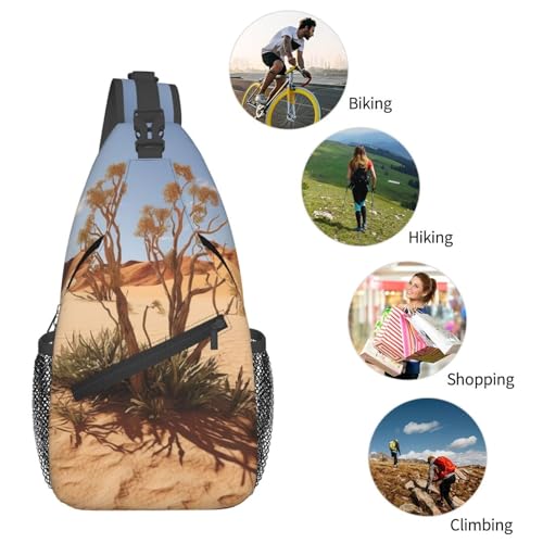 Sling Bag para Hombre y Mujer Color Negro miniatura 5