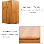 Bamboo Yoga Block (2 PCS), Bamboo Handstand Block,Support Brick to Deepen Poses, Improve Strength and Aid Balance and Flexibility - Image 4