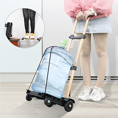 Carretilla plegable portátil con ruedas y capacidad 40 kg miniatura 5