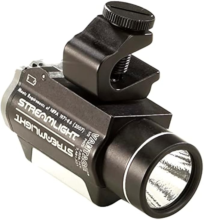 Streamlight 69189 Vantage LED Helmet Mounted Flashlight, Black