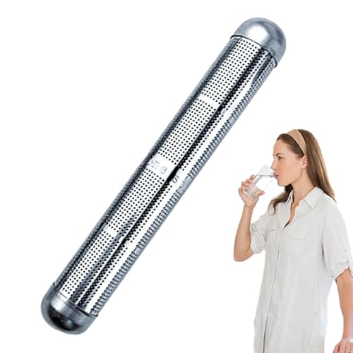 Stick De Agua Alcalina Portátil - Purificador De Alcalinizador De PH De Hidrógeno | Varilla De Filtro De Agua De Acero Inoxidable, Potenciador De Desintoxicación Portátil Reutilizable Para Hidr