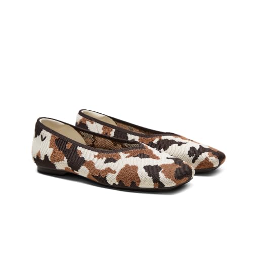 Image of VIVAIA Margot 3.0 Newly Upgraded Women's Ballet Flats Comfortable Square-Toe V-Cut Flats Casual Dress Washable Sustainable Shoes