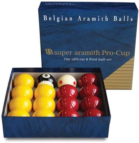 Aramith Pool Super Pro Cup Balls 50.8mm