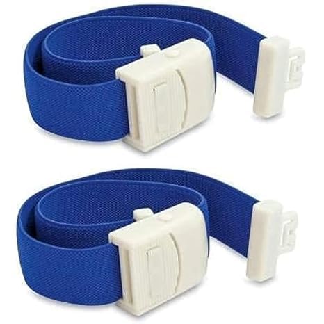 Bos Medicare Surgical Tourniquet Band for Blood Collection Rubber with Plastic Buckle (Blue)- (Pack of 2) (B0B3F92GZ1) Amazon Price History, Amazon Price Tracker