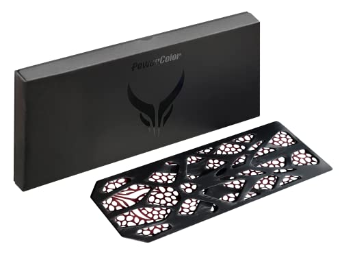 PowerColor Devil Skin Swappable Backplate - Generative (for Red Devil 7000 Series)