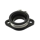 Aiomhao 60mm 40mm Carb Rubber Flange Adapter Manifold Intake Adapter For Mikuni M-VM34-200K Carburetor