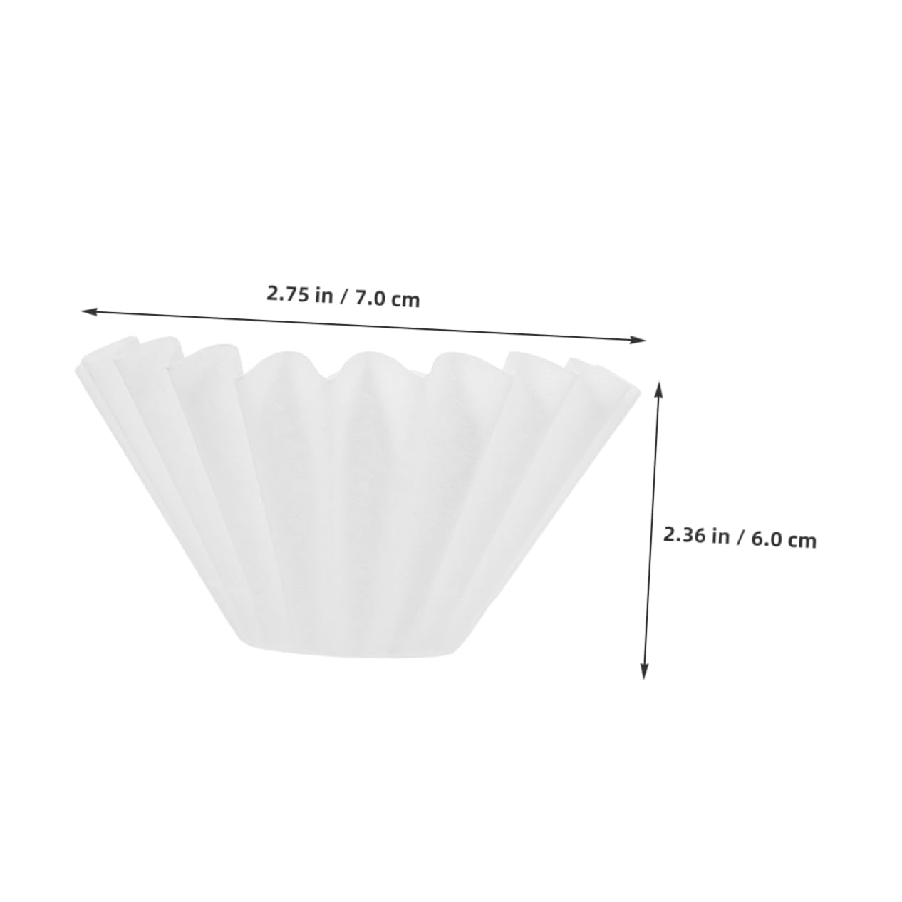 PRETYZOOM 100Pcs Espresso Filter Paper for Drip Coffee Filtering Paper for Home Office Use Reduces Residue for Enhanced Flavor Lightweight Easy